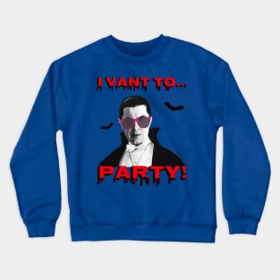 Dracula's Party Crewneck Sweatshirt